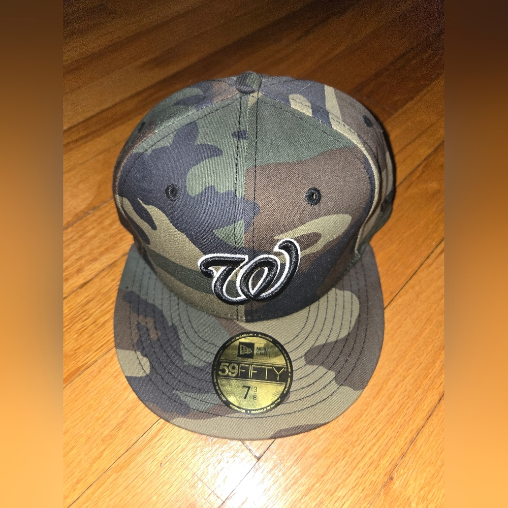 Nationals Camouflage Baseball Cap